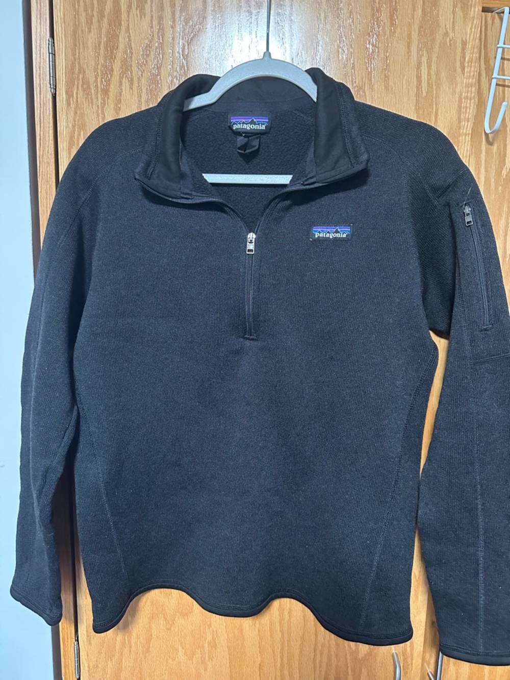 Patagonia Black Half-Zip Fleece Pullover